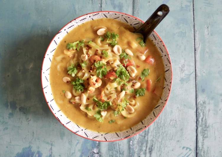 Recipe of Super Quick Homemade Thai Crayfish Noodle Soup