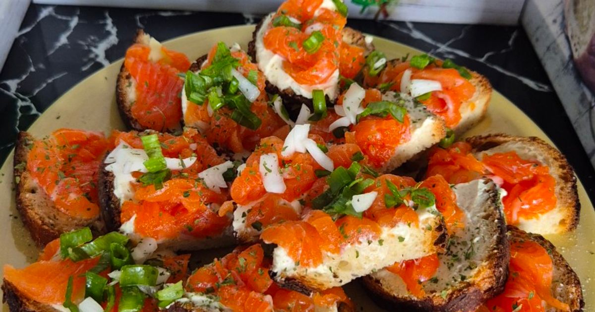 Toasts Frais à La Truite Fraîche 😀 de Stef Fanny - Cookpad