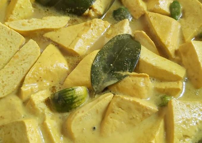 Yuk intip, Resep buat Sayur Tahu Santan  istimewa