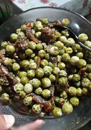 Foto resep Sambal pokak ikan asin rebus