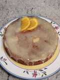 Bizcocho de naranja glaseado