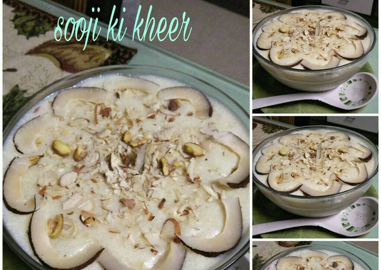 Steps to Make Ultimate Sooji kheer