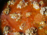 Arroz con albóndigas (con mucho tuco)