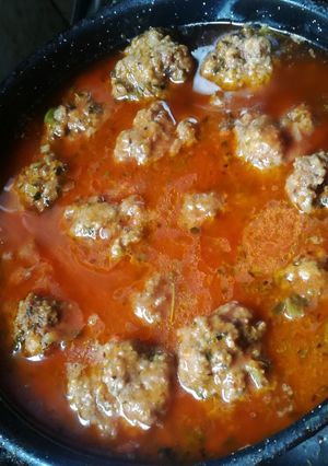 Una foto de Arroz con albóndigas (con mucho tuco)