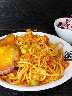عکسی از دستور ماکارونی با مرغ پخته 🍝