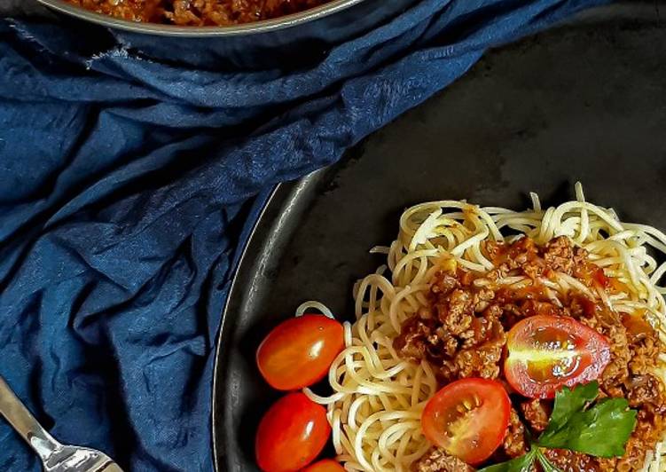 Resepi Spaghetti bolognese yang Yummy