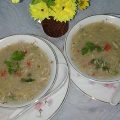 A picture of Chicken & vegetable soup.
