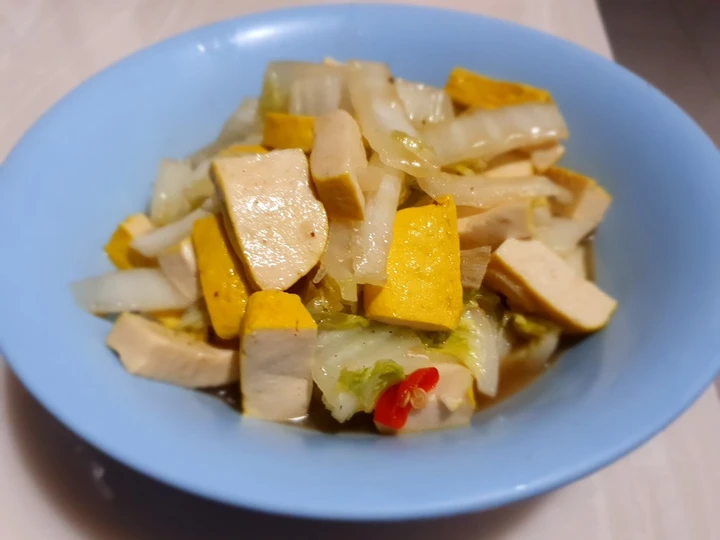 Langkah Mudah untuk Menyiapkan Resep Cah Sawi Putih Tahu Kuning yang  Bikin Ketagihan Anti Ribet, Sempurna