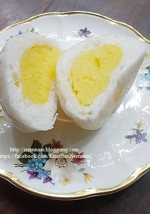 รูปของ ซาลาเปาไส้ครีมคัสตาร์ด