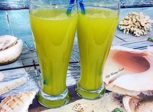 Hình của món Nước Ép Thơm Mía.