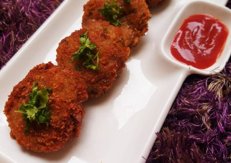 Cheese potato cutlet