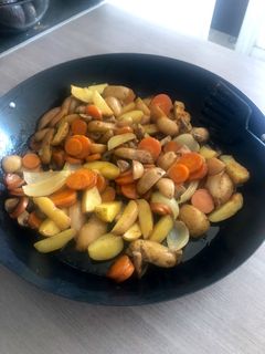Una foto de Verduras al horno