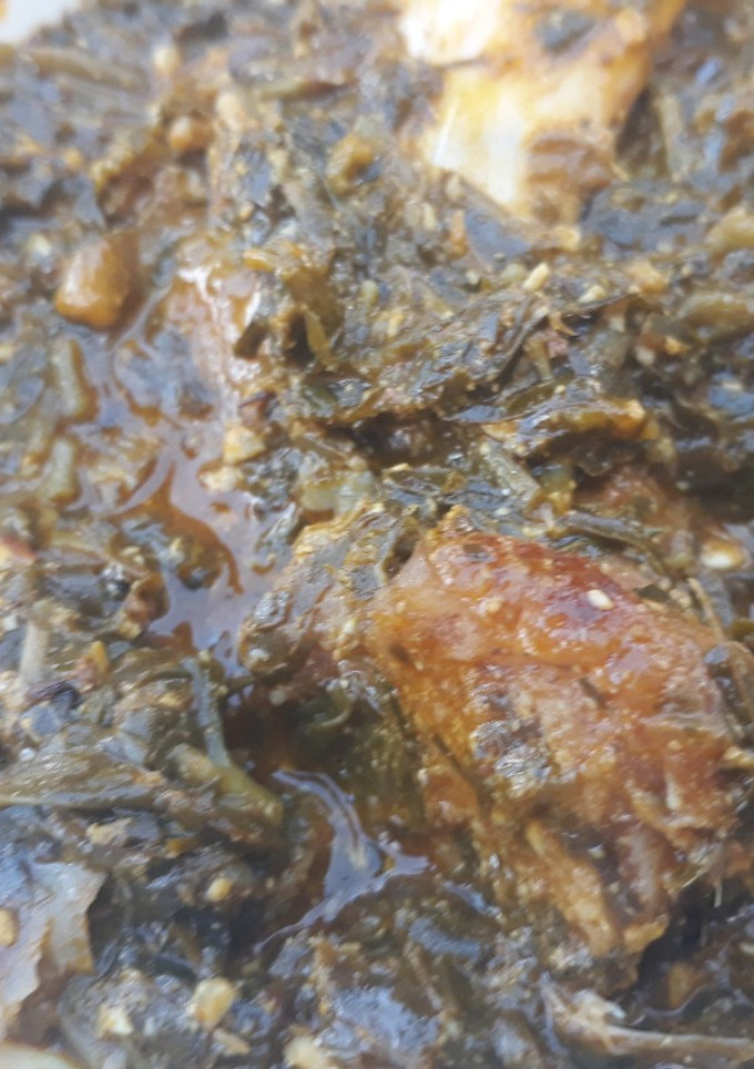 A picture of Onugbo soup.