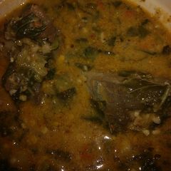 A picture of Groundnut soup.