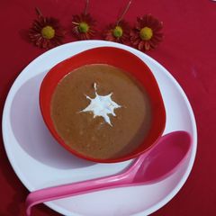 A picture of Pumpkin soup.