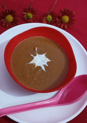 A picture of Pumpkin soup.