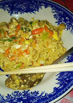 Foto resep Indomie goreng setan
