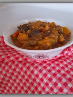 عکسی از دستور ترشی بادمجان مخلوط