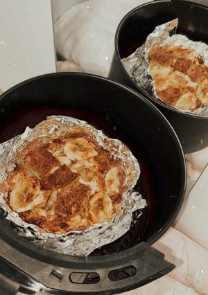 Foto resep Banana Bread pudding crispy & lembut