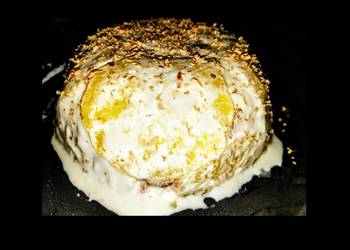 Ultimate Cooking Recipe Upside down Sweet limecream cheesecake and ice cream pudding Very Delicious