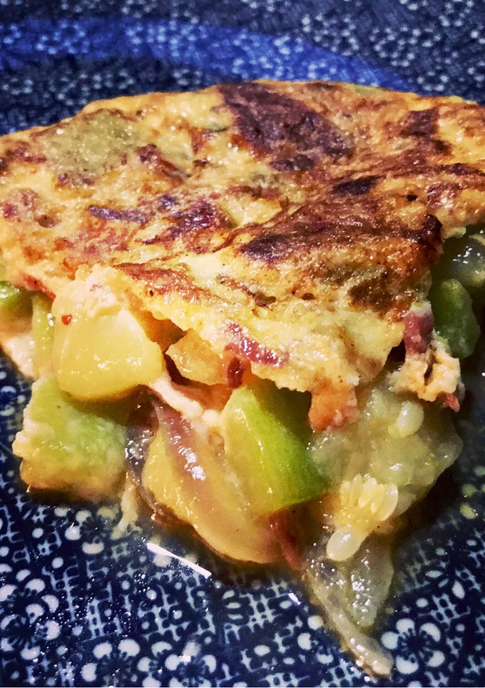 Una foto de ♥️ Tortilla de calabacín estilo paisana ♥️