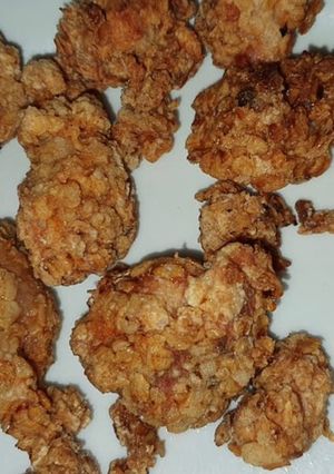 Una foto de Deditos de pollo crujiente... nunca más los comprados!!!