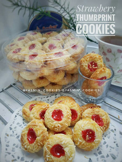 Foto resep Strawberry thumbprint cookies