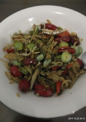 Foto resep Teri Pete Kulit melinjo cabai jablay