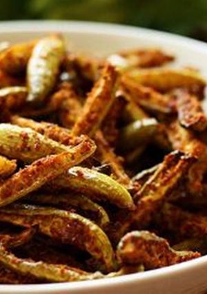 A picture of Ivy gourd/ kovakkia fry.