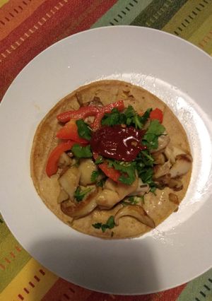 Una foto de Tacos de proteína sin carne ni grasa
