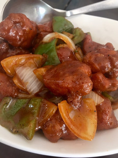 A picture of Chilli chicken.
