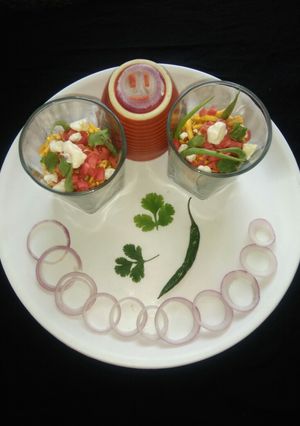 A picture of Namkeen Mayo Veg Chaat.