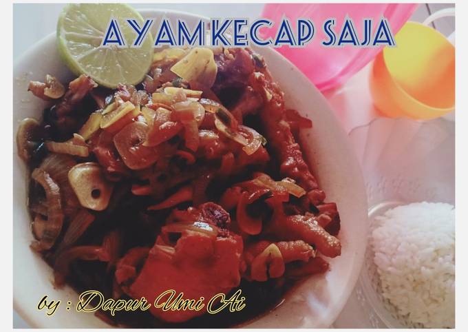 Ayam kecap saja