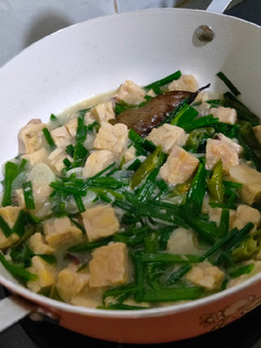 Foto resep Jangan Tempe + Godong Brambang (Sayur Tempe + Daun Bawang Merah)