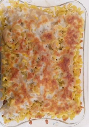 عکسی از دستور ماکارونی با سس بشامل