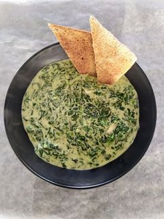 Una foto de Espinacas a la crema
