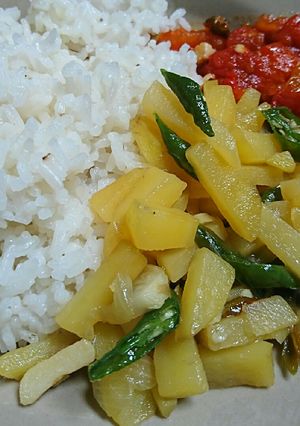 Foto resep Kentang Lombok ijo - menu sayur lauk asam urat