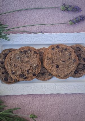 Una foto de Cookies de vainilla con chips de chocolate