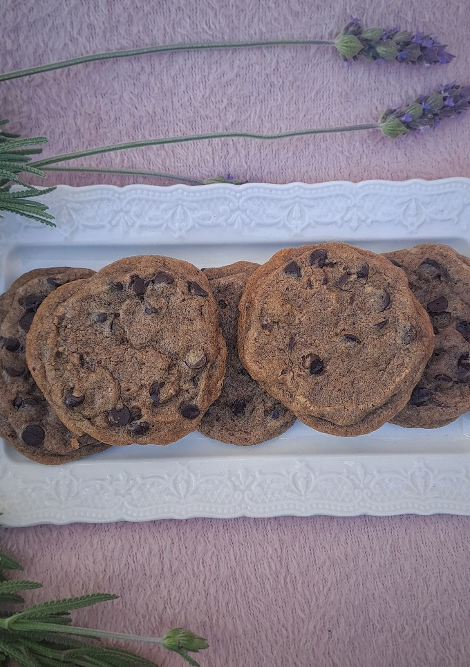 Una foto de Cookies de vainilla con chips de chocolate