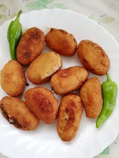 Una foto de Mis croquetas de pollo y jamón