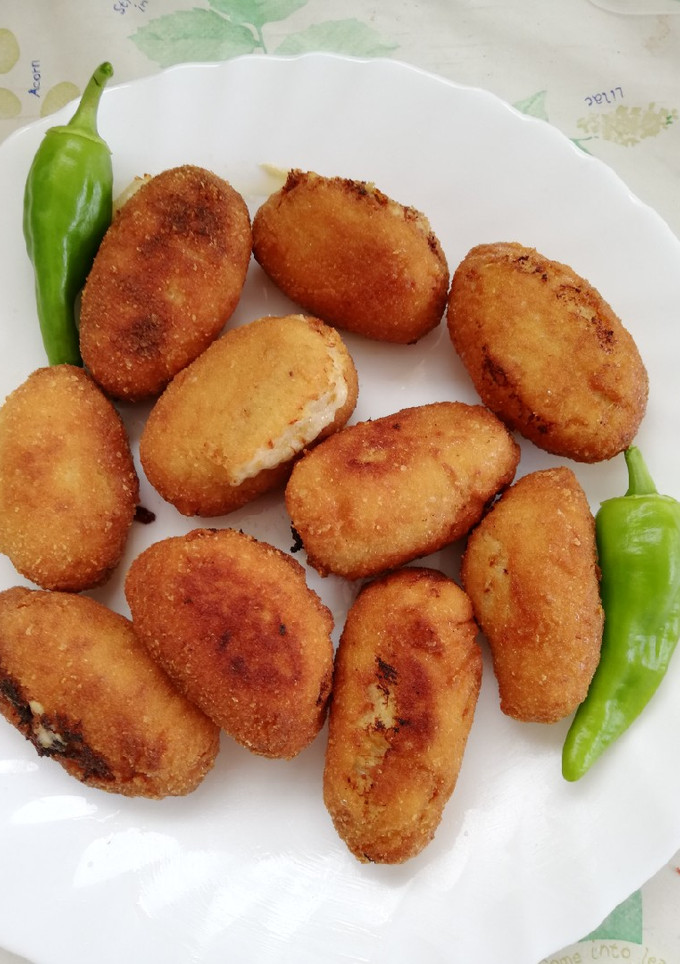Una foto de Mis croquetas de pollo y jamón
