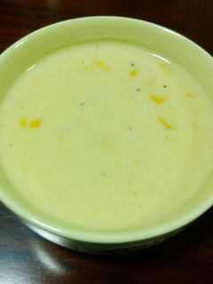 صورة لوصفة شوربة الذرة الشهية