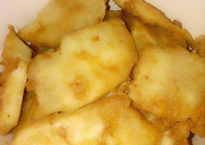 Golden yam Recipe by Amira Abdul - Cookpad