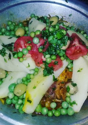 صورة لوصفة طاجين الماعز