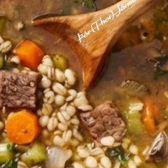 A picture of Instant Pot: Beef and Barley Soup.