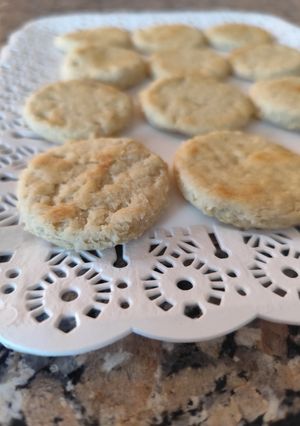 Una foto de Galletita de coco con harina de almendras
