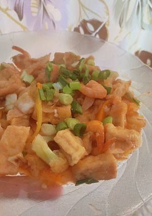 Foto resep Asam Manis tahu udang No pedas