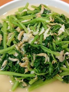 蝦皮炒莧菜 的食譜成品照片