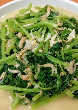 蝦皮炒莧菜 的食譜成品照片