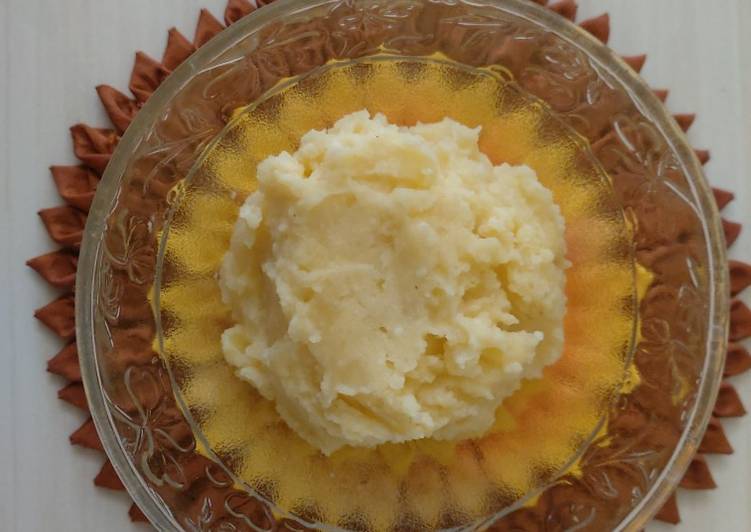 Mashed potato simpel